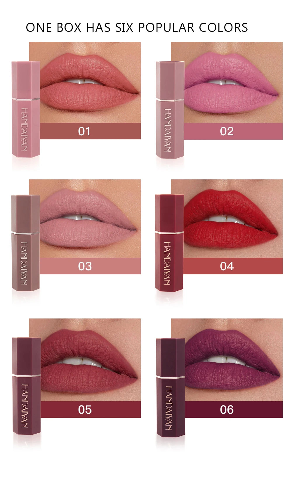 Long-Lasting Matte Lipstick with Velvet Finish - Smarsty