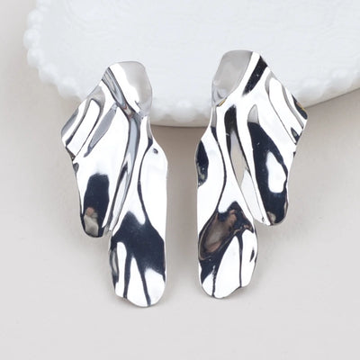 Statement Long Dangle Earrings for Women Big Twisted Style - Smarsty