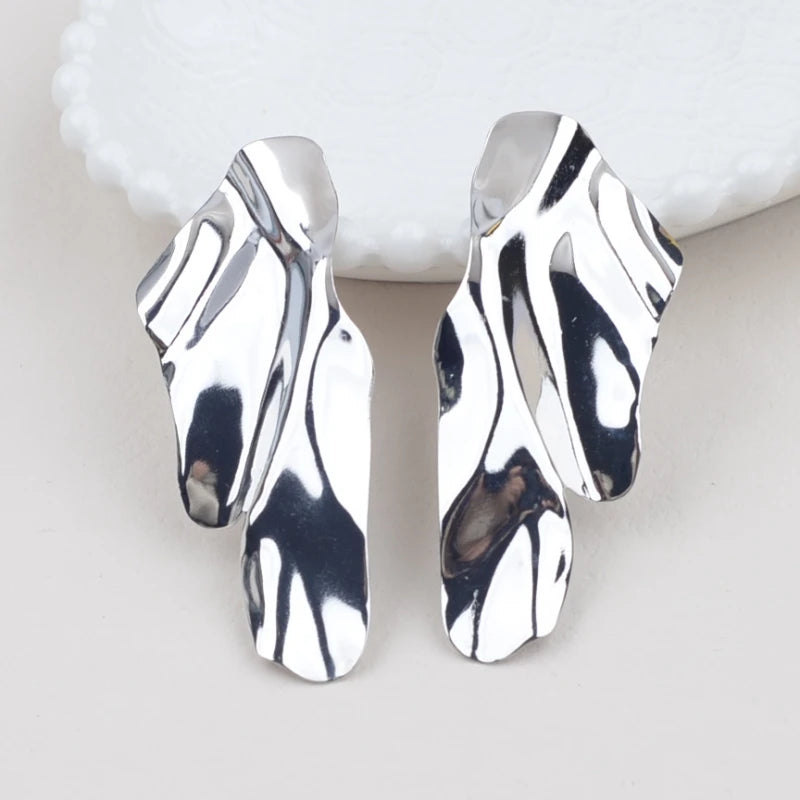 Statement Long Dangle Earrings for Women Big Twisted Style - Smarsty