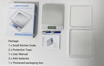 Digital Kitchen Scale with High Precision LCD Display - Smarsty