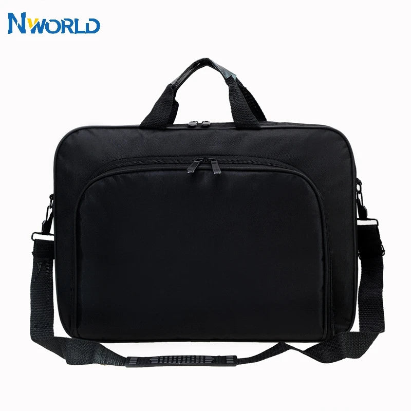 Nylon Laptop Bag 15.6 Inch Portable Unisex Shoulder Bag