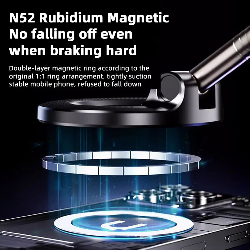 Magnetic Phone Holder With Three Axis Rotation For Ease - Smarsty