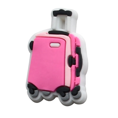 Hot Sales 1Pcs Pink Shoe Charms for Crocs Accessories Pin Shoe Wristband Croc Decorations Buckle Girls Women Party Gifts - Smarsty