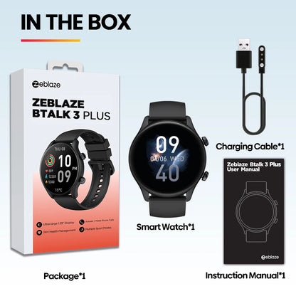 Zeblaze Btalk 3 Plus Smartwatch with Voice Calling - Smarsty