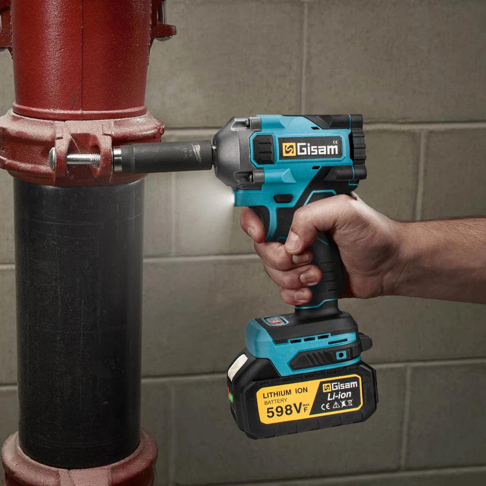 1000N M Brushless Electric Impact Wrench Cordless Power Tool - Smarsty