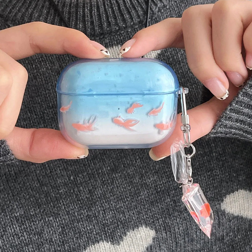 Cute Koi Gradient Earphone Case for AirPods Pro - Smarsty