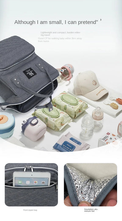Mommy Diaper Bags Baby Stroller Hanging Bag Mother Large Capacity Nappy Backpacks with Changing Mat Convenient Baby Nursing Bags by Smarsty
