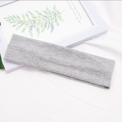 Cotton Stretch Headband For Women Men Comfortable Workout - Smarsty