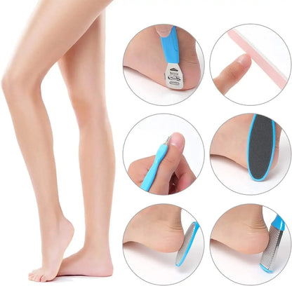 8 Piece Foot Exfoliating Rasp Set for Smooth Heels - Smarsty