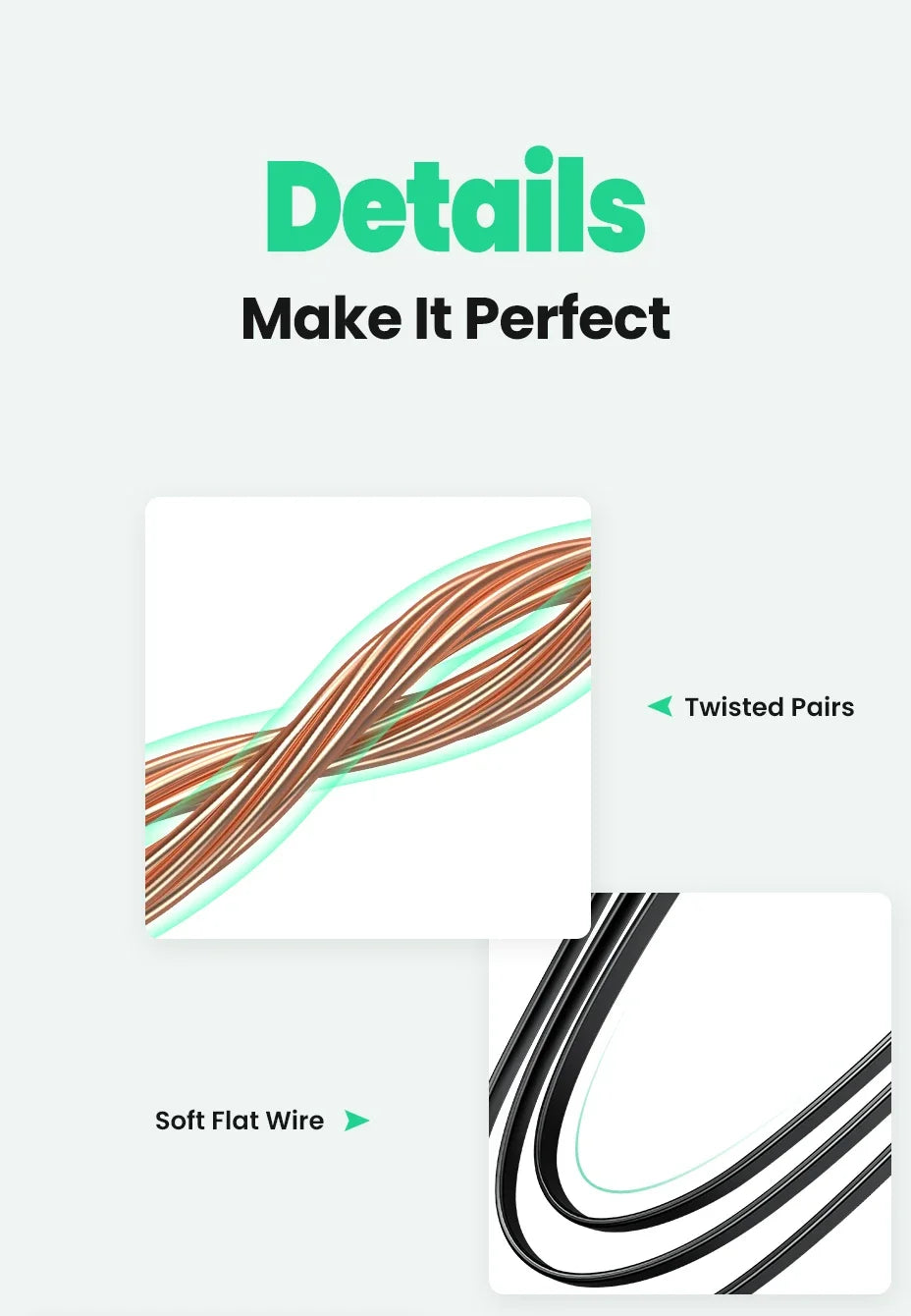 Cyanmi Cat8 Ethernet Cable 40Gbps High Speed Network - Smarsty