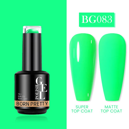Born Pretty Milky Pink Rubber Base Gel Polish 15ml Self Leveling Formula - Smarsty