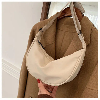 Soft Nylon Crossbody Bag For Women With Laptop Compartment - Smarsty