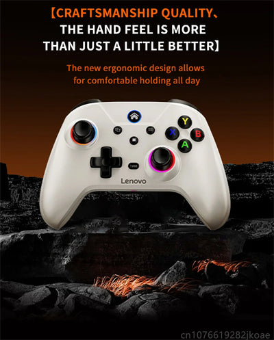 Lenovo S02 Wireless Bluetooth Gamepad with RGB Lighting - Smarsty