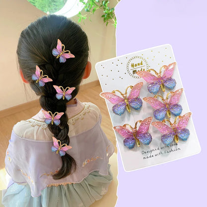 Cute Color Gradient Baby Hairpins Set for Girls - Smarsty