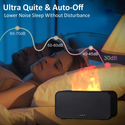 Mini Flame Aroma Diffuser With LED Light - Smarsty