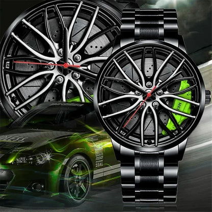 Fashion Men's Quartz Watch with Stainless Steel Band - Smarsty