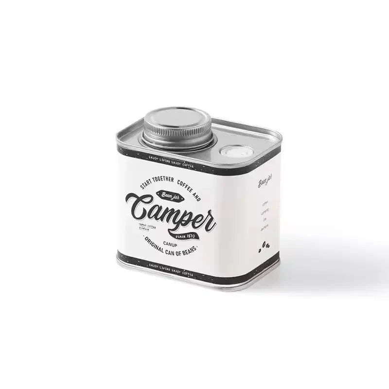 1/2pcs Household Kitchen Storage Jar, Sealed Coffee Bean Jar, Outdoor Camping Coffee Bean Moisture-Proof And Fresh-Keeping Jar