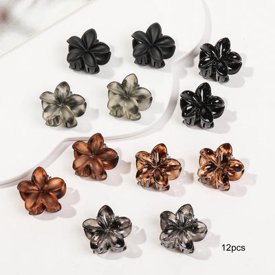 Mini Flower Hair Clips For Women Creaseless Hold For Bangs - Smarsty