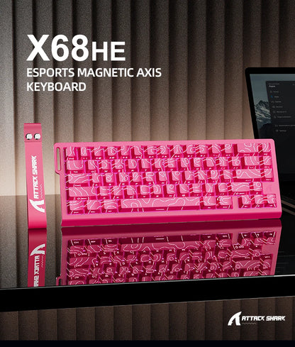 Wired Mechanical Gaming Keyboard With Rapid Trigger 8000Hz