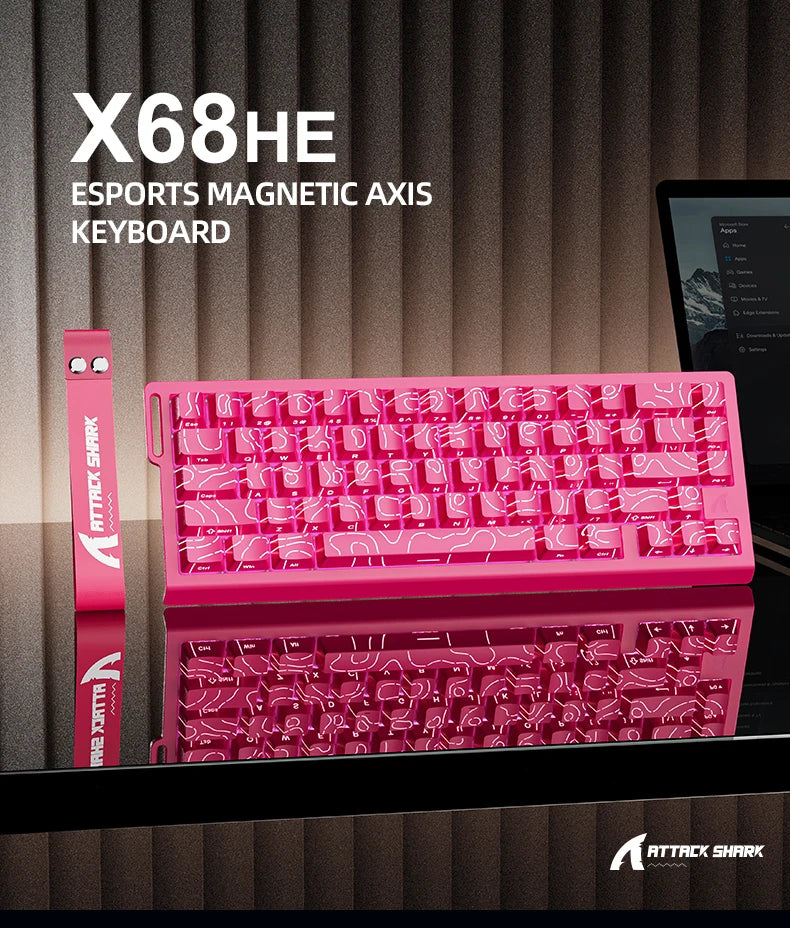 Wired Mechanical Gaming Keyboard With Rapid Trigger 8000Hz