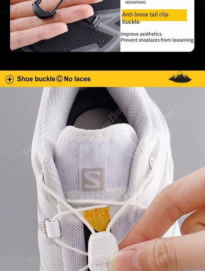 New No tie Shoe laces Round Tennis Laces Without ties Adult Kids Quality Running Sneakers Shoelaces Black White Shoes Accesories - Smarsty
