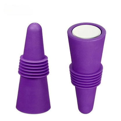 Silicone Wine Bottle Stopper Set for Leak Proof Sealing - Smarsty