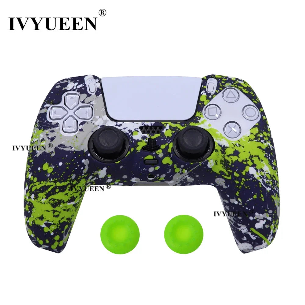 Water Transfer Printing Silicone Case for PS5 Controller - Smarsty