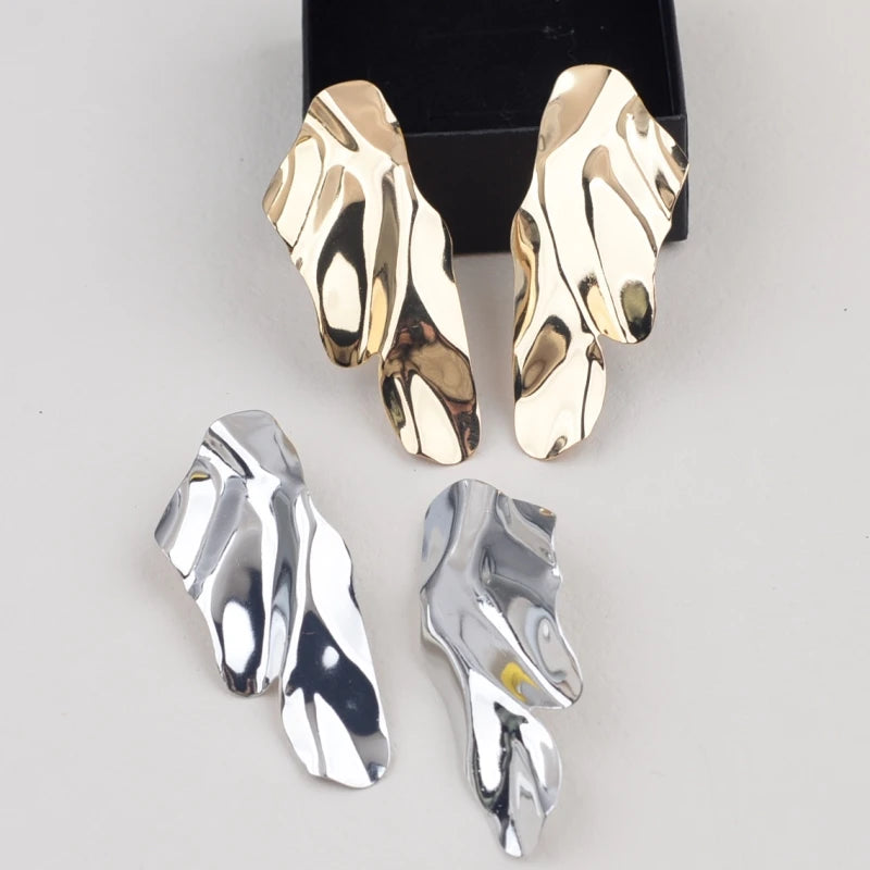 Statement Long Dangle Earrings for Women Big Twisted Style - Smarsty