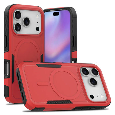 Shockproof Magnetic Phone Case For iPhone 17 Pro Max Air 17e 16e 15 14 Plus 13 12 Rugged For MagSafe Wireless Charging Cover
