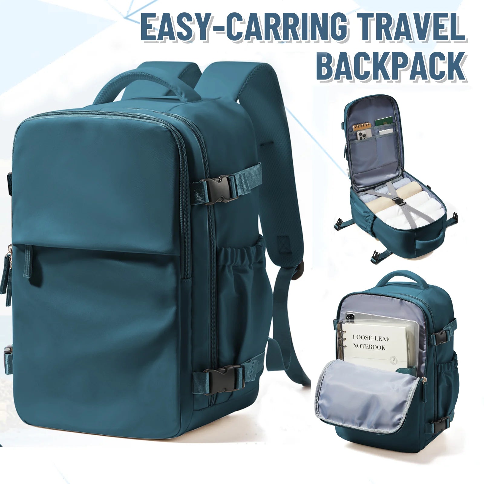 Cabin Airplane Travel Backpack 40x30x20, Hand Luggage Cabin Backpack Wizzair 40x30x20 Carry-Ons Men Women 15.6 inch Laptop Bags - Smarsty