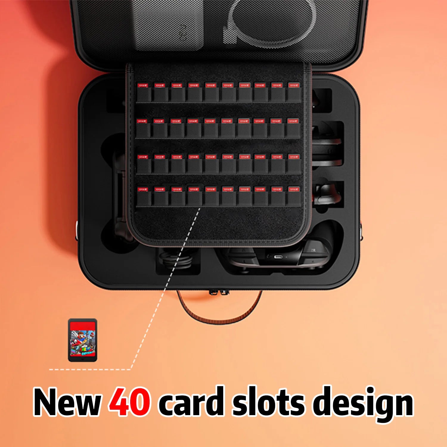 Large Capacity Storage Bag for Switch 2 Accessories - Smarsty