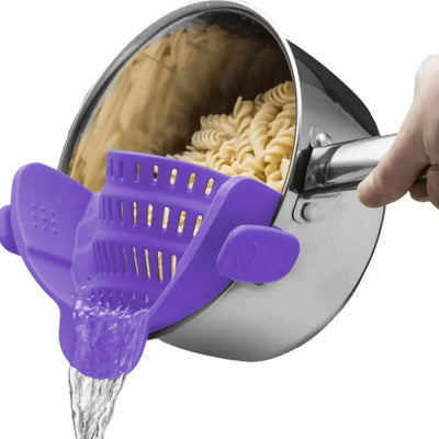 1pc, Strainer, Pot Strainer, Adjustable Clip On Strainer For Pots Pans And Bowls, Kitchen Pot Strainer - Smarsty