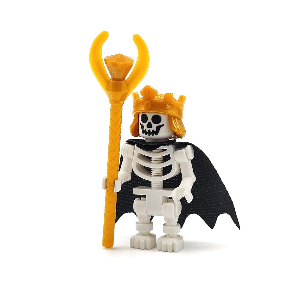 MOC Halloween Skeleton Army Mini Doll Building Blocks DIY Assembled Building Blocks Character Doll Skeleton Horse Ornaments Toy