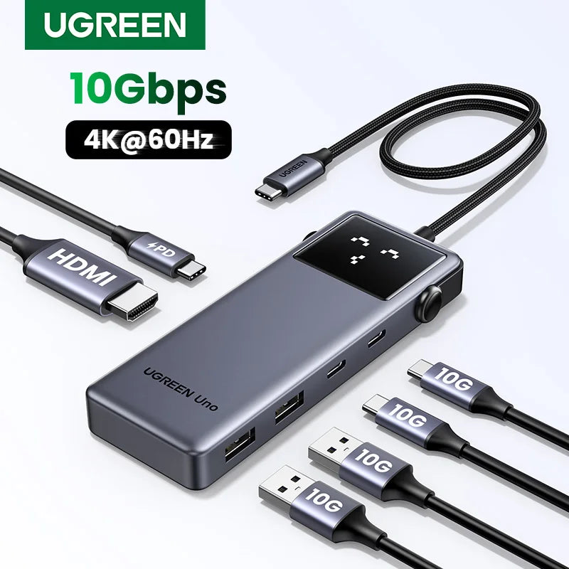 USB C Hub 6 In 1 4K60Hz PD100W ProDockingStation Adapter
