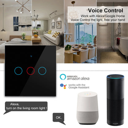 Smart WiFi Touch Light Switch with Remote Control - Smarsty