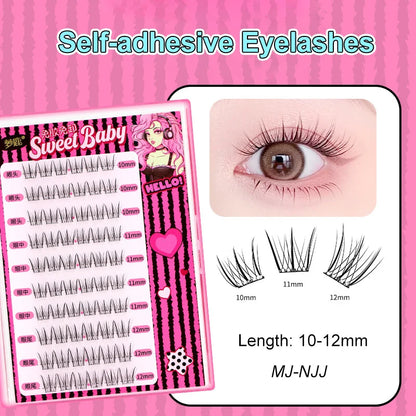 Self Adhesive Cluster Lashes for Effortless Application - Smarsty