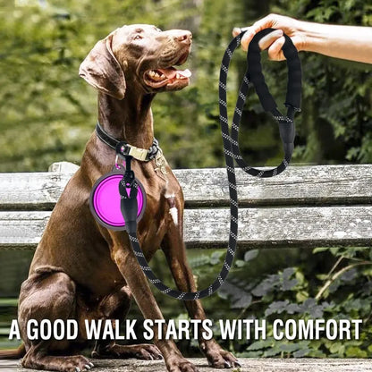 Reflective Dog Leash for All Sizes with Breakaway Feature - Smarsty
