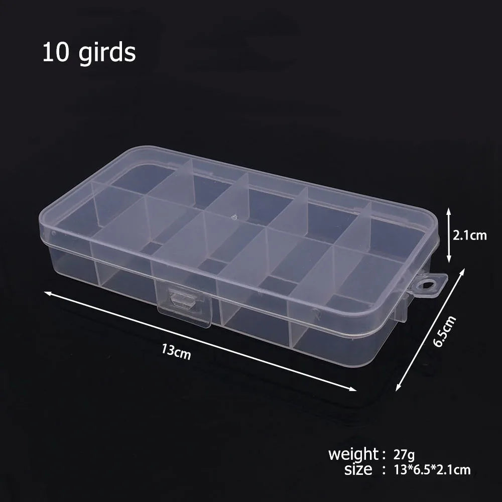 Plastic Jewelry Organizer Storage Box With Dividers - Smarsty