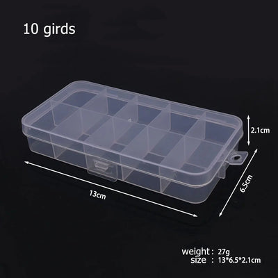 Plastic Jewelry Organizer Storage Box With Dividers - Smarsty