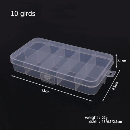 Plastic Jewelry Organizer Storage Box With Dividers - Smarsty