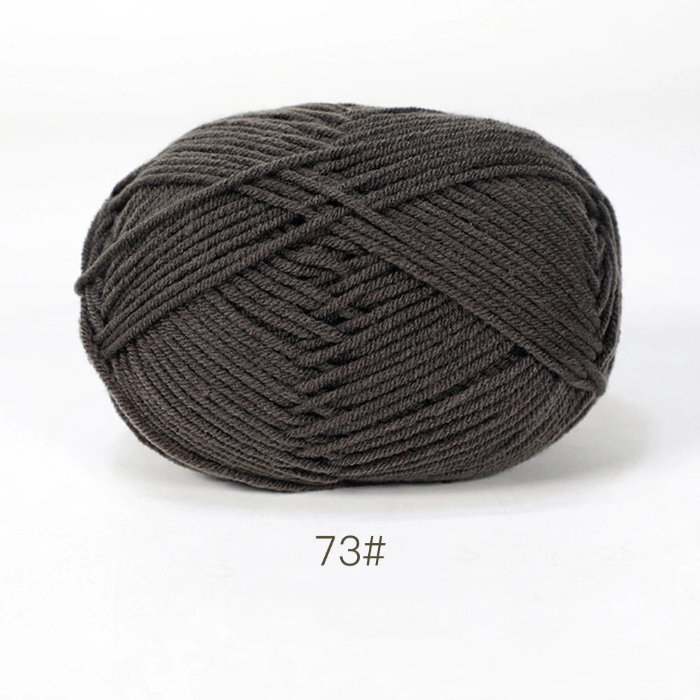 Soft Milk Cotton Yarn for Hand Knitting Projects - Smarsty