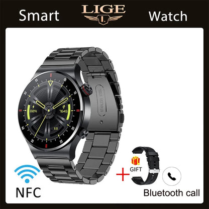 LIGE Bluetooth Smart Watch with ECG PPG Tracking - Smarsty
