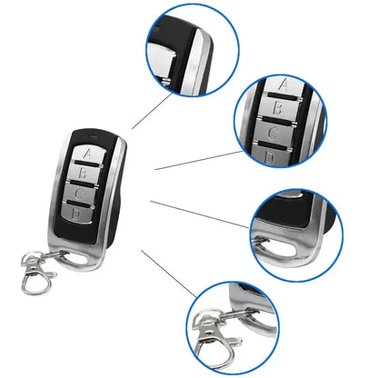 3pcs Wireless 433MHz Garage Remote Control Key Fob - Smarsty