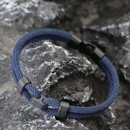 Personalized Thread Bracelet for Men with Easy Hook Closure - Smarsty