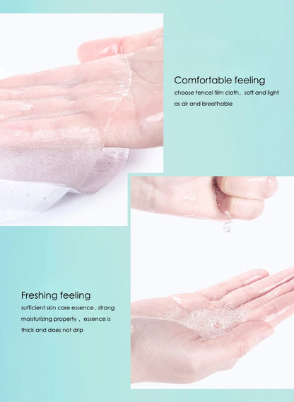 Hyaluronic Acid Hydrating Facial Mask 10 Pack - Smarsty