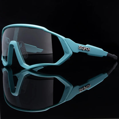 SCVCN  UV400 Sport Cycling Glasses Road Sunglasses Bicycle Eyewear Mountain Bike MTB Cycl Goggles running glasses