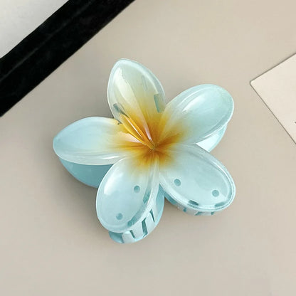 Bohemian Floral Hair Clips Beach Claw For Vacation Style - Smarsty
