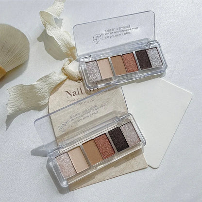 Glitter Eyeshadow Palette Brightening Waterproof Matte Finish - Smarsty