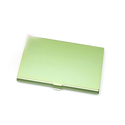 Creative Business Card Case Aluminum Alloy Bank Credit ID Card Wallet Name Card Holder Metal Box Cover Card Holder Men Wallet - Smarsty