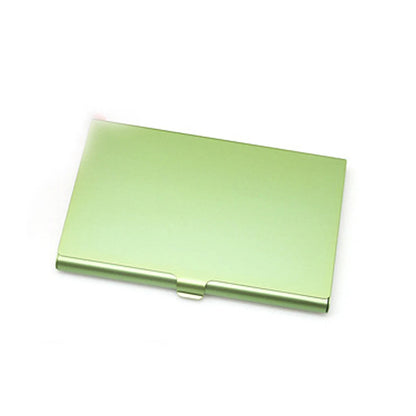 Creative Business Card Case Aluminum Alloy Bank Credit ID Card Wallet Name Card Holder Metal Box Cover Card Holder Men Wallet